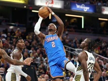 Gilgeous-Alexander hits career-high 55 in Thunder double overtime win